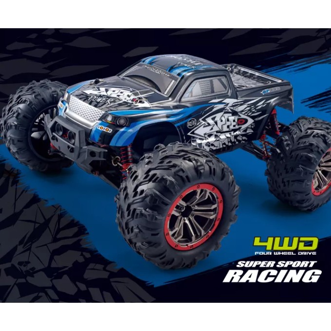 Off-road RC auto AERIUM HOSHI SPEED (1:10) blauw - 2 batterijen