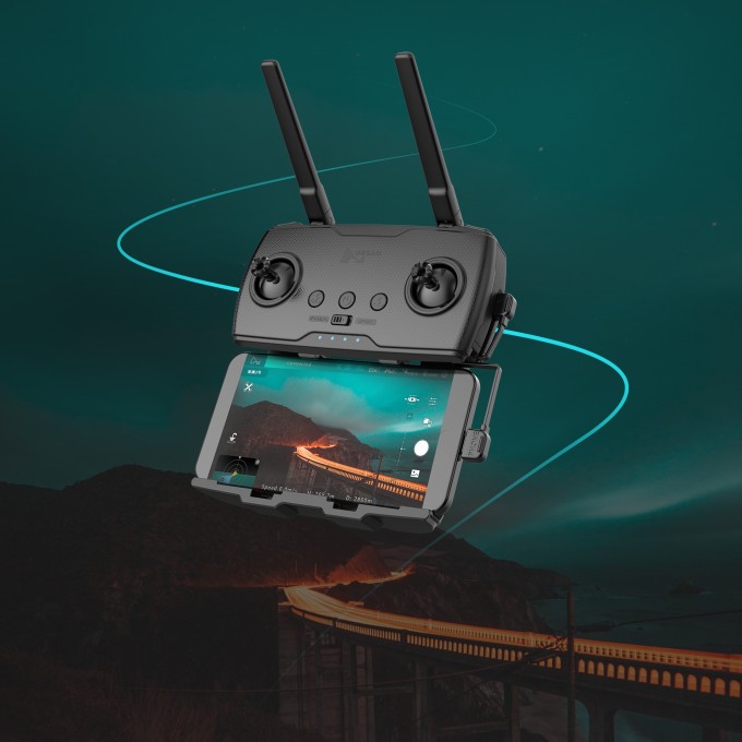 AERIUM Hubsan Blackhawk 2 GPS 4K Combo zwart drone - 2 batterijen AERIUM Hubsan Blackhawk 2 GPS 4K Combo zwart drone - 2 batterijen
