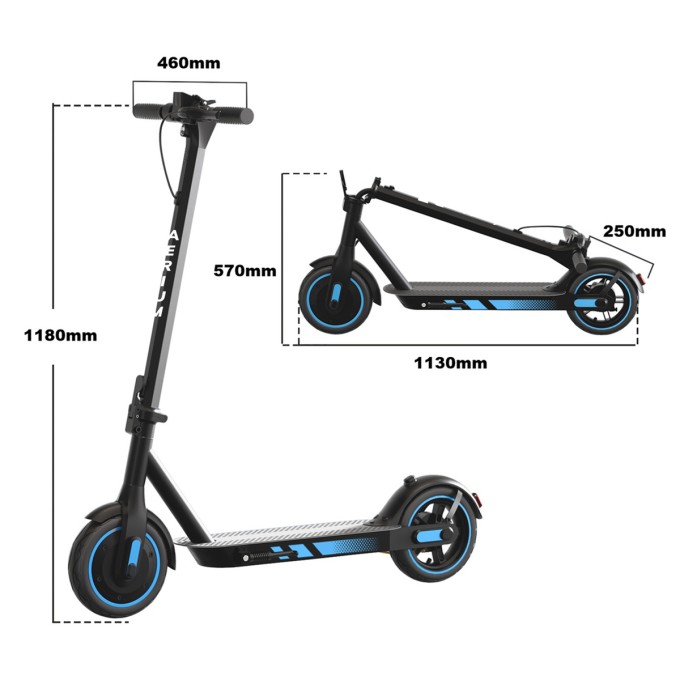 Elektrische step AERIUM MaxRide T500 blauw Elektrische step AERIUM MaxRide T500 blauw