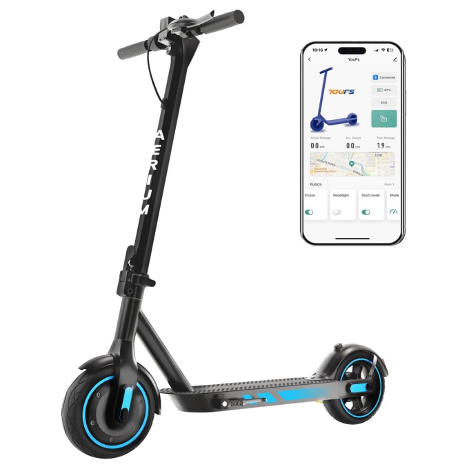Elektrische step AERIUM MaxRide T500 blauw Elektrische step AERIUM MaxRide T500 blauw